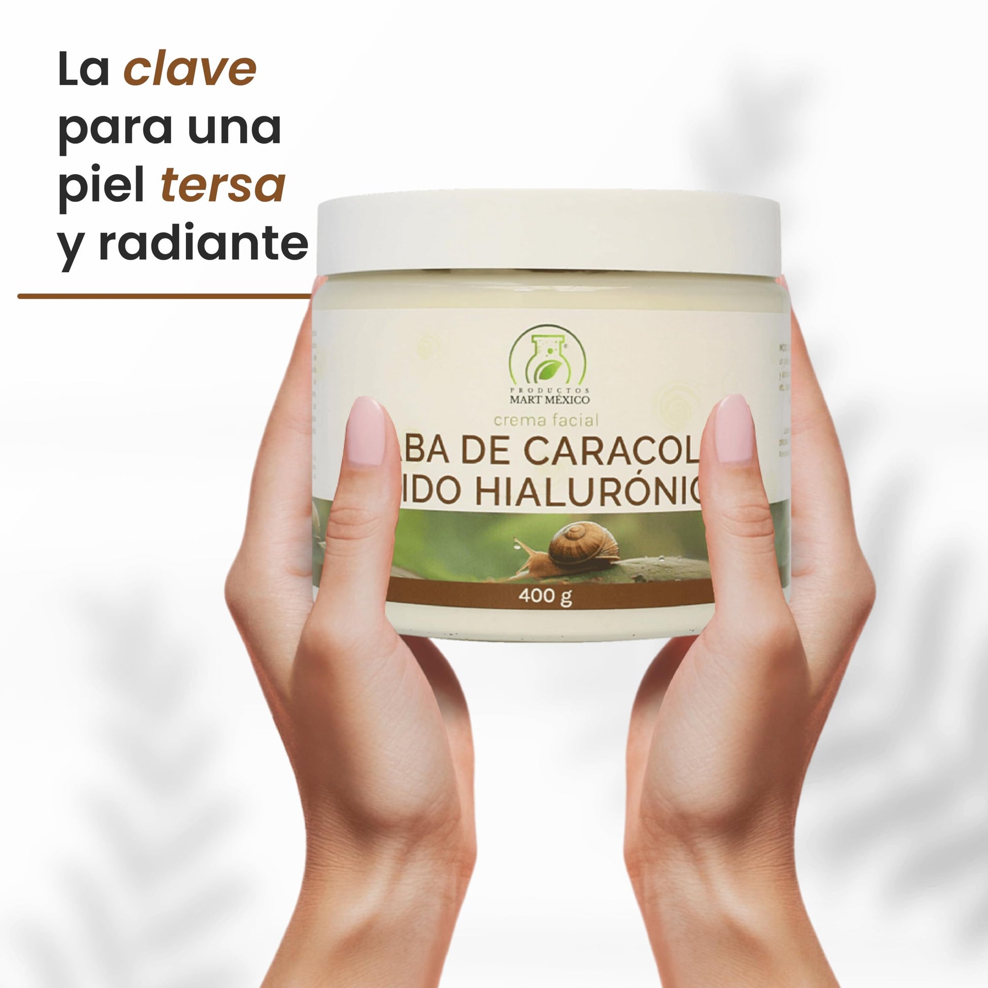 Crema De Baba De Caracol & Ácido Hialurónico Productos Mart Mexico 400g