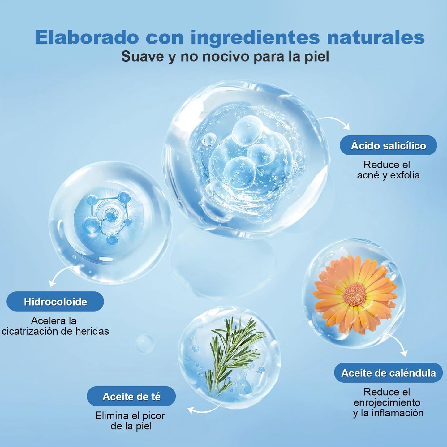 Parches para Acne,Pimple Patch,200 Almohadillas Hidrocoloides para Espinillas, Parches para Espinillas, Pimple Reduce Enrojecimiento,Forma de Estrella, Pueden Absorber la Secreción (Rojo)