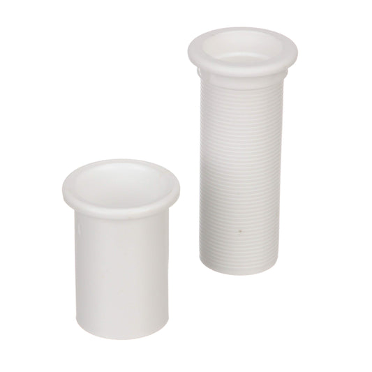 Tubo de Drenaje Ajustable Seachoice Blanco para Apertura de 1-1/4 Pulgadas