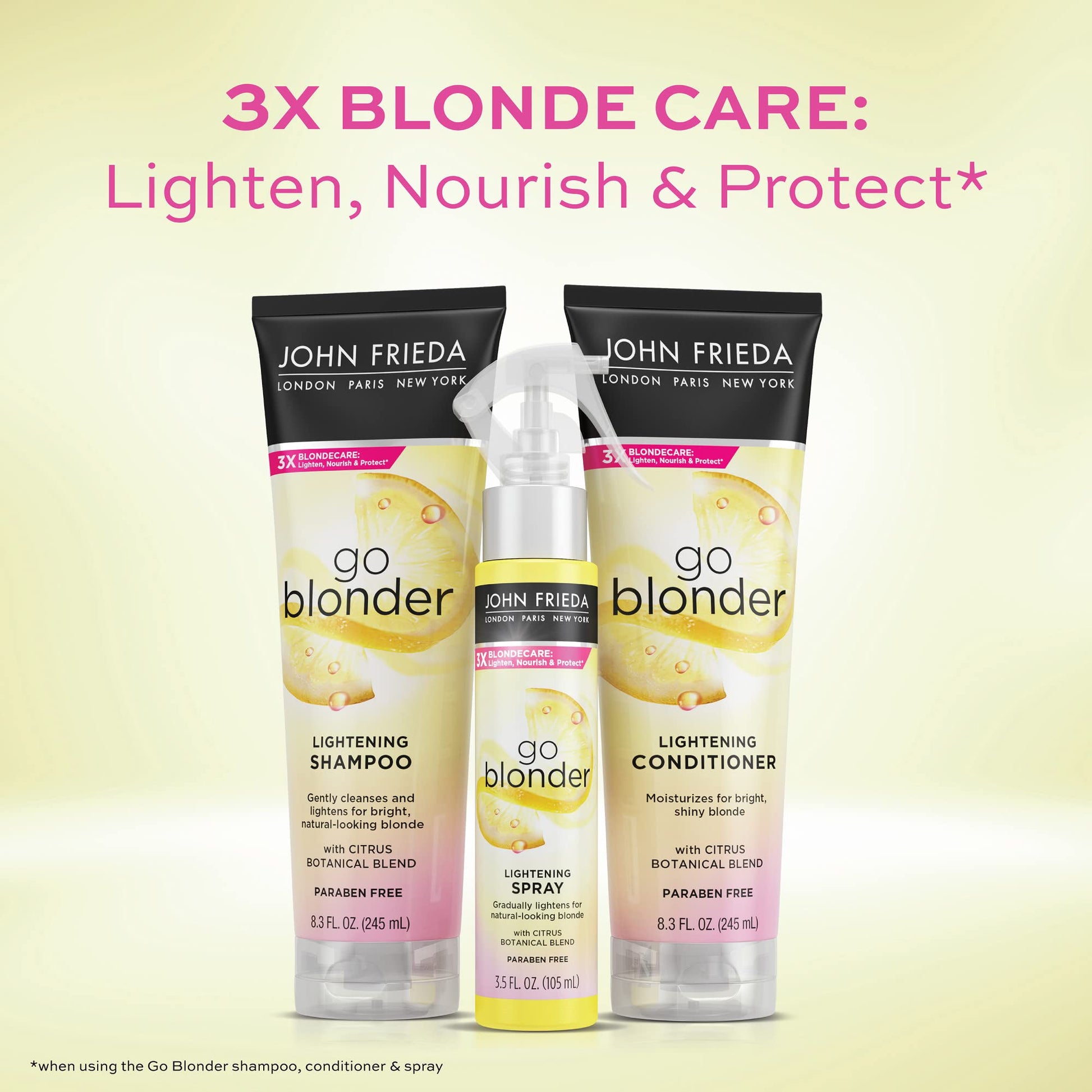 Spray Aclarante John Frieda Sheer Blonde Go Blonder