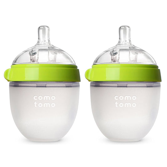 Comotomo Biberón Verde 236.59ml (8oz) 2 pzas