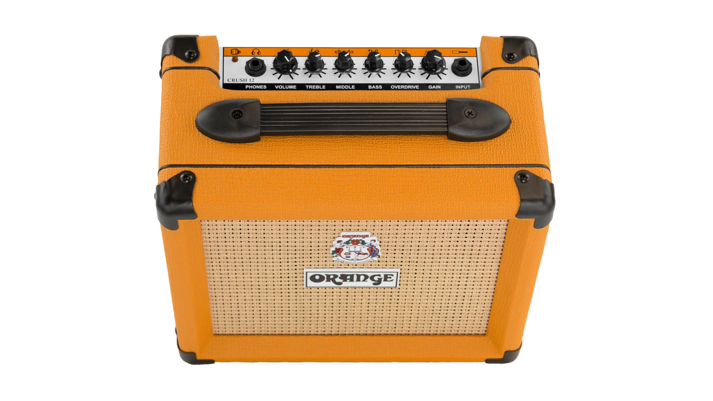 Orange Crush 12 12W 6" amplificador de guitarra y altavoz combinado, naranja