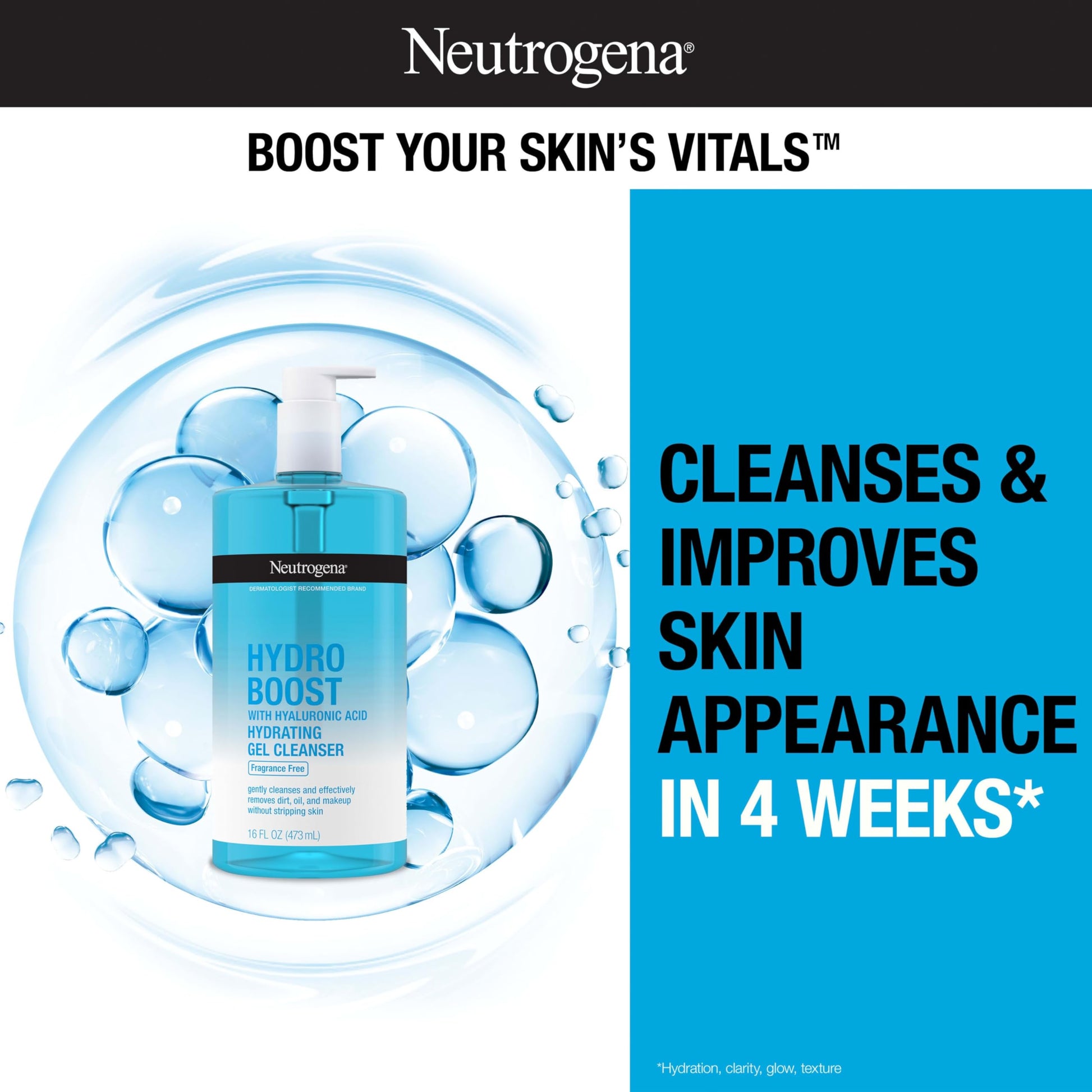 Neutrogena Hydroboost HYDRA CLEANSER GEL 473ML