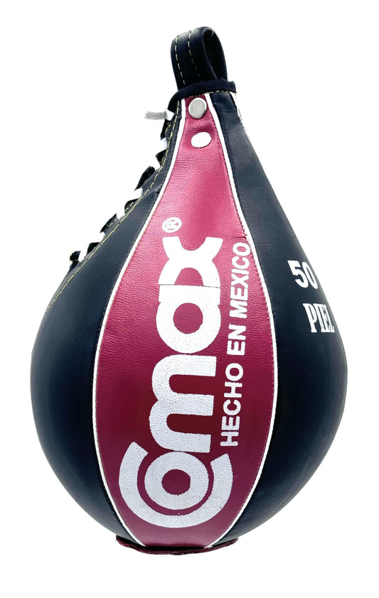 COMAX Pera de Box en Piel con Asa, Bolsa de Boxeo para Entrenamiento, Resiste el Uso Intensivo y Prolongado, Diseñada con 1 o 2 Asas para Ofrecer un Ajuste Seguro y Estable. (1 Asa, 50)