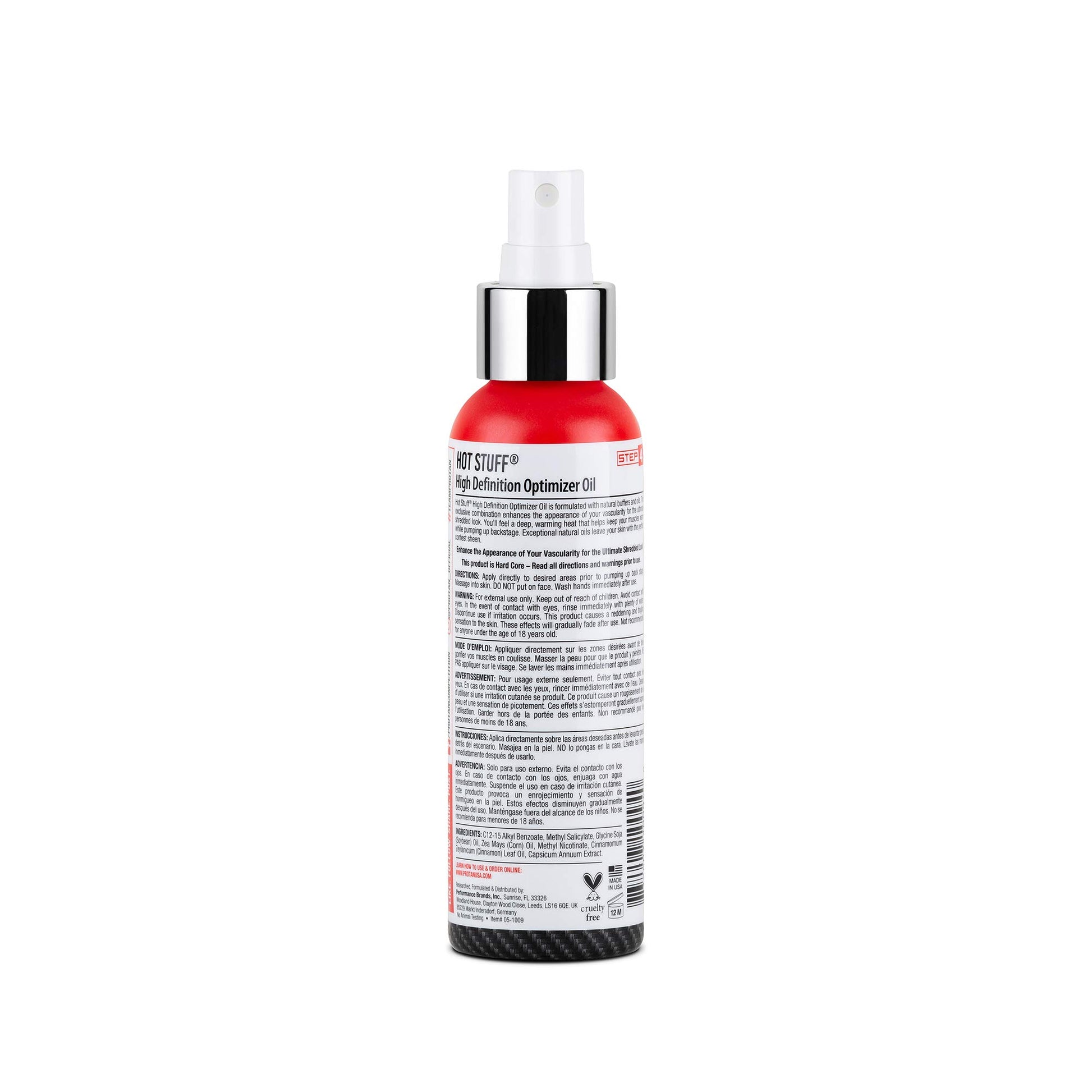 Aceite de Poses Pro Tan Hot Stuff Maximum Vascularity High Definition Optimizer 113 ml por Original Muscle Up