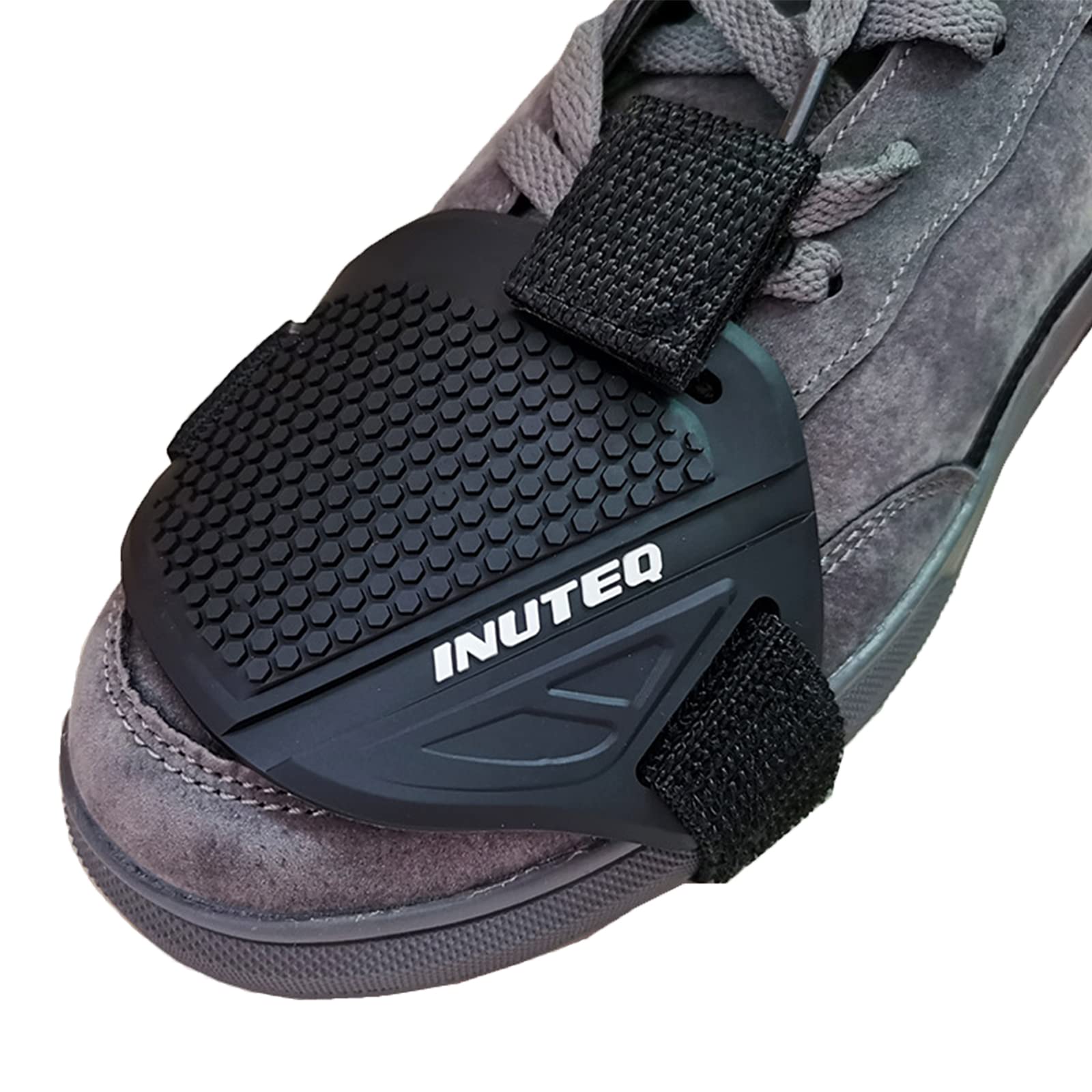 HEKE Accesorios de Cambio de Marchas de Motocicleta para Zapatos, Protector de Botas de Goma de Motocicleta con Correa para Zapatos, Cubierta Protectora Antideslizante para Zapatos, 1 Pieza
