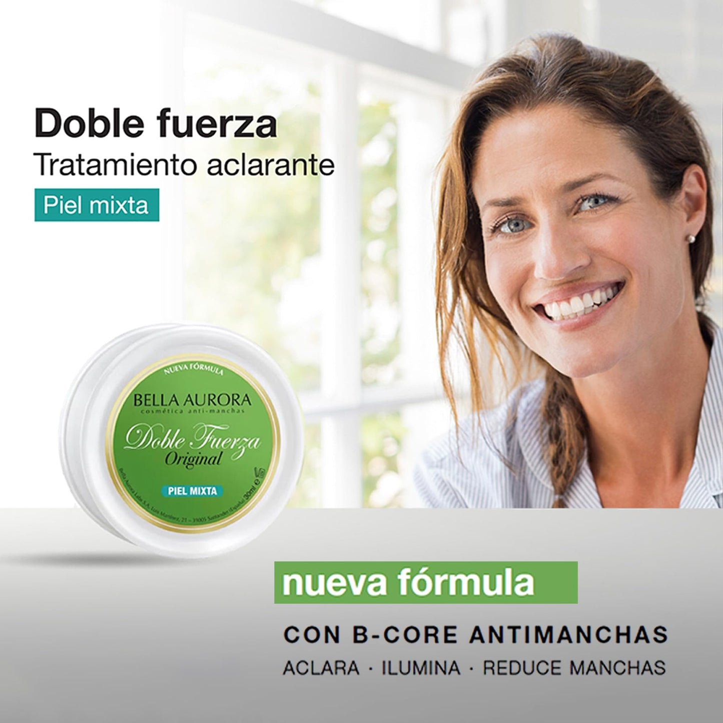 BELLA AURORA BELLA AUROPRA DOBLE FUERZA CREMA ANTI-MANCHAS MATE PIEL MIXTA 30ML
