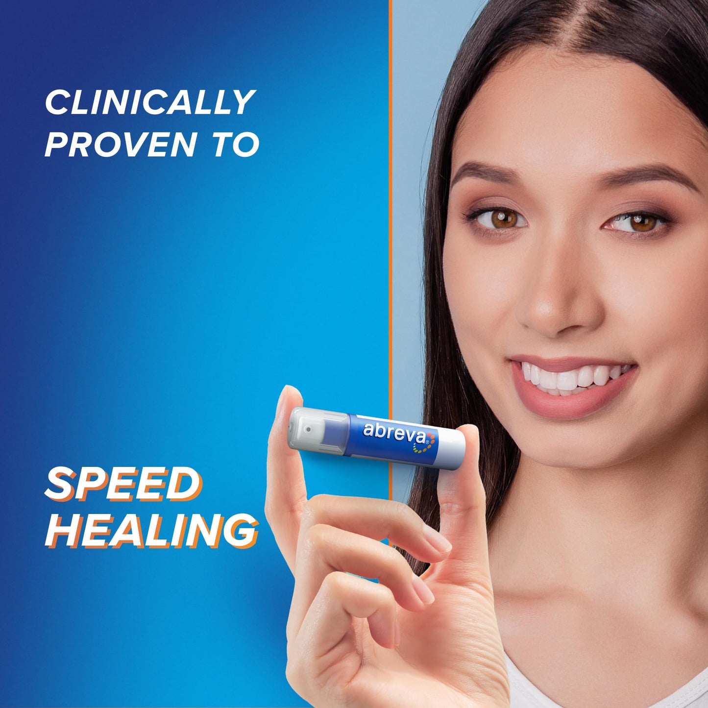 Tratamiento en Bálsamo Labial Abreva 2 gm con Bomba para Herpes Labial