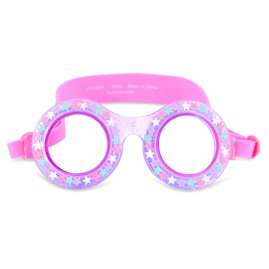 H2O Life - Anteojos de natación para niños y niñas, para protección de la vista (OS, estrella de cristal rosada)