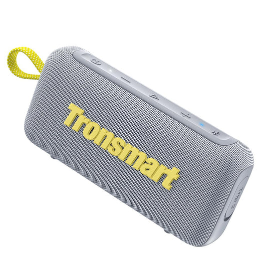 Tronsmart Trip 2 Bocina Bluetooth portátil para Exteriores, Llamadas Manos Libres a través del micrófono Integrado, Resistente al Agua IPX7, Ecualizador Personalizable (Gris)