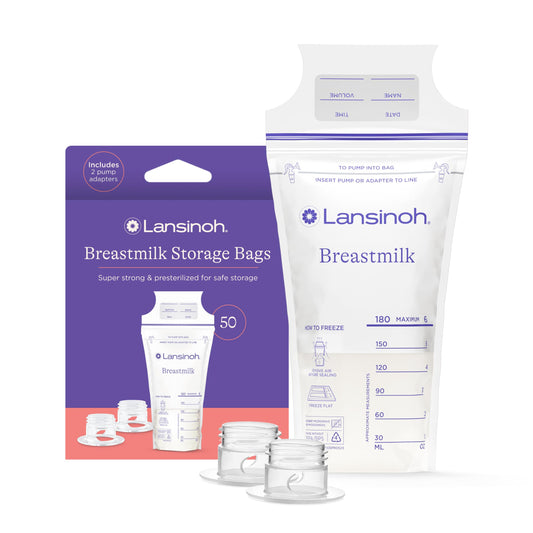 Lansinoh Bolsas de almacenamiento de leche materna, 100 piezas