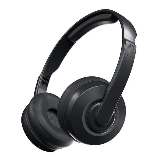 Audífonos Skullcandy Cassette On-Ear Inalámbricos, 22 Horas de Batería, Micrófono, Compatibles con iPhone, Android y Dispositivos Bluetooth, Negro