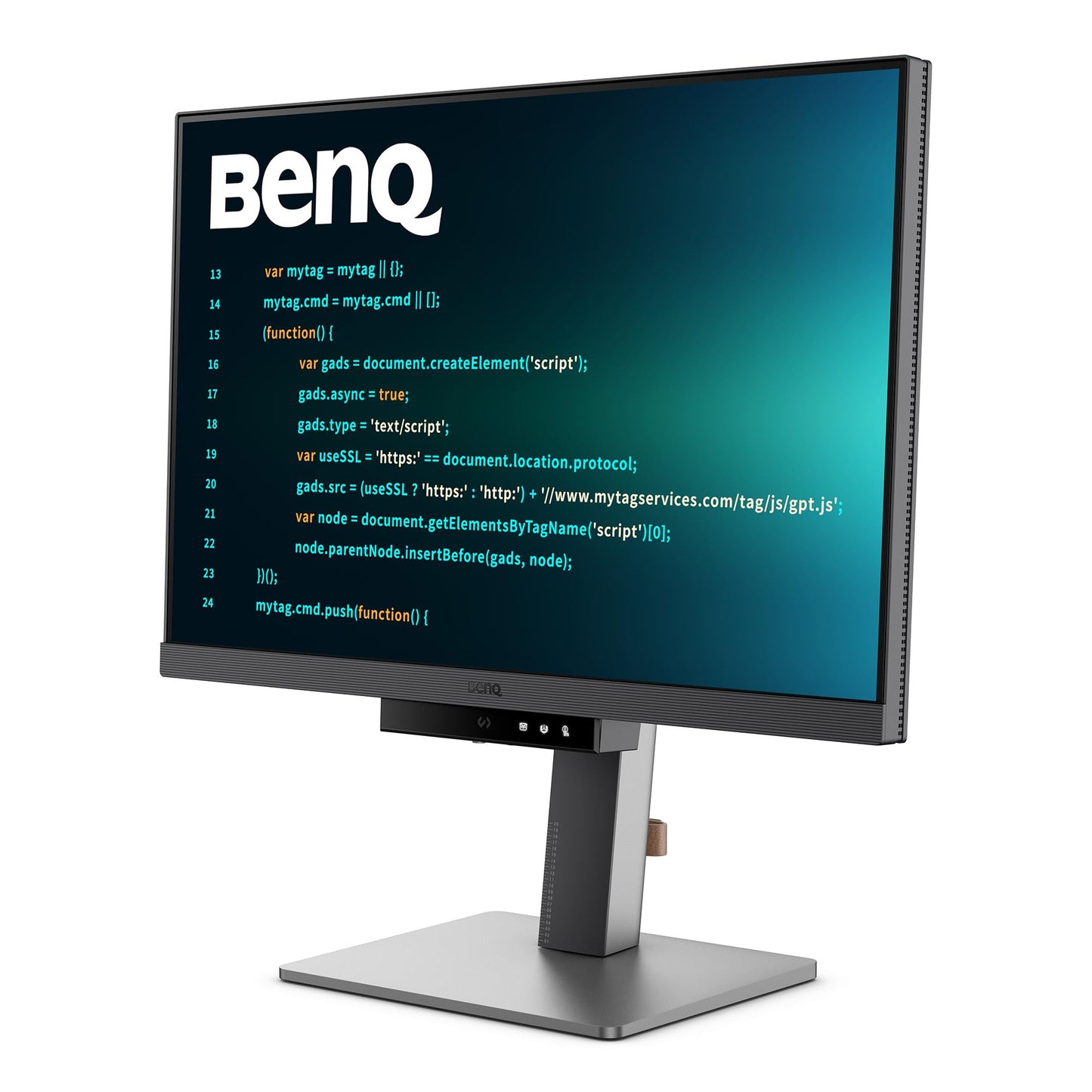 BenQ RD240Q Monitor de programación WQXGA de 24 Pulgadas, USB Tipo C de 90 W, Modos de codificación avanzados, Clave Directa de codificación, diseño ergonómico, relación Especial 16:10, Modo