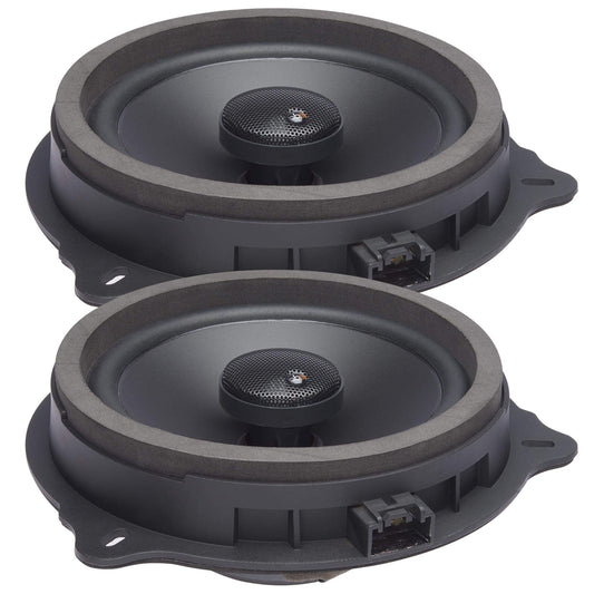 PowerBass OE652-FD - Altavoces coaxiales de repuesto para Ford OEM de 6.5 pulgadas, par