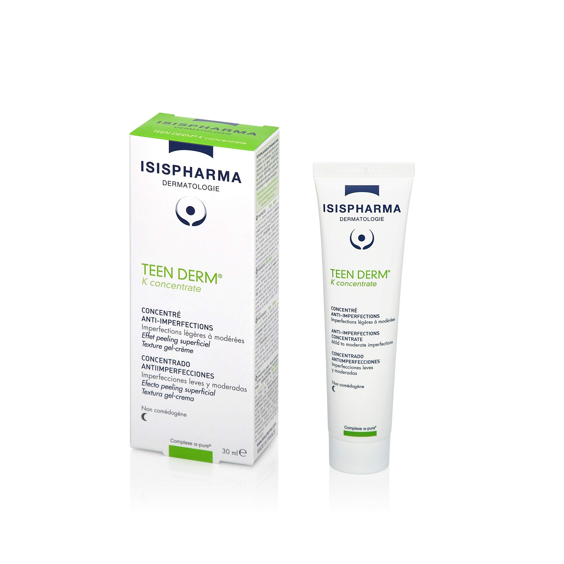 Isispharma Teen derm K Concentrate 30 ml tratamiento para acné con imperfecciones