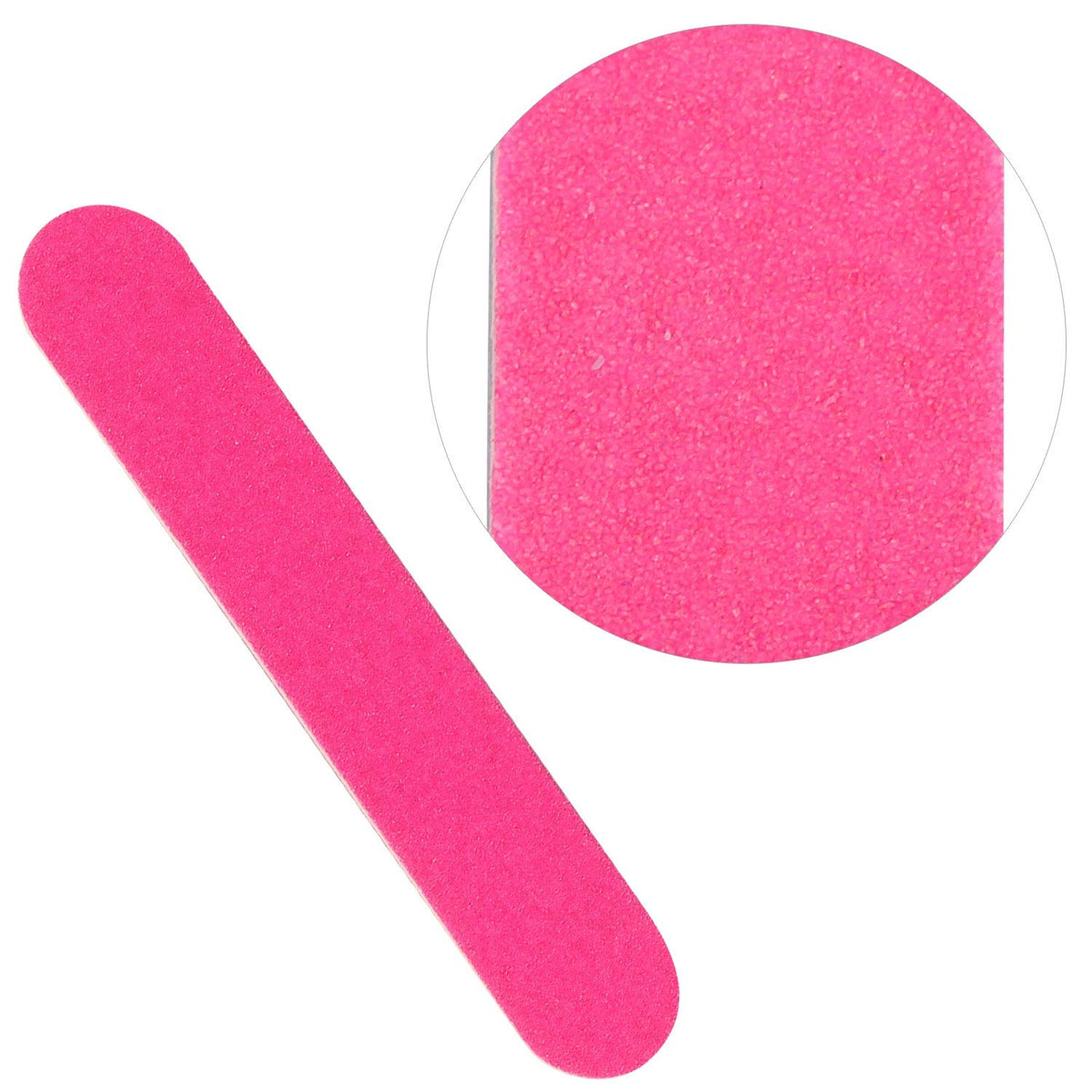 Tbestmax - 200 limas de uñas desechables (8,6 cm, doble cara, para herramientas de uña, grano 150)