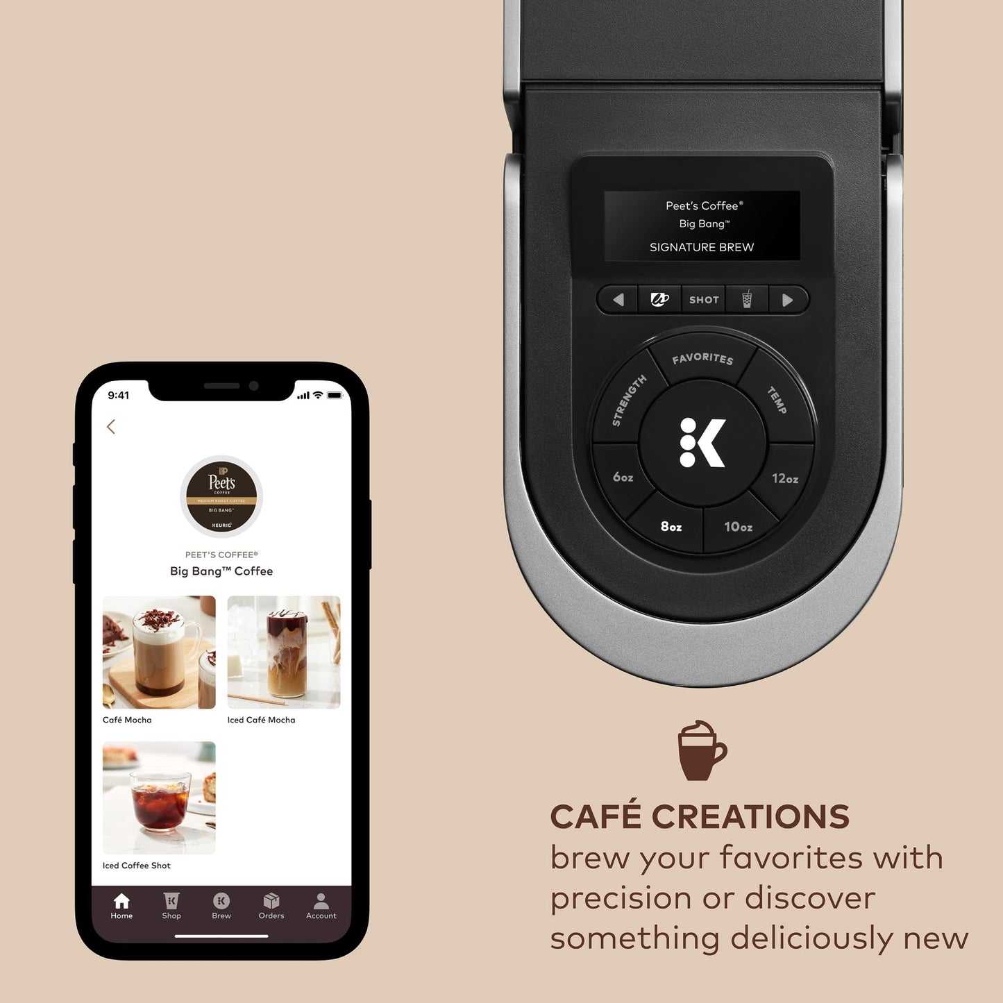 Keurig K-Cafe SMART - Cafetera para cápsulas K-Cafe, color negro