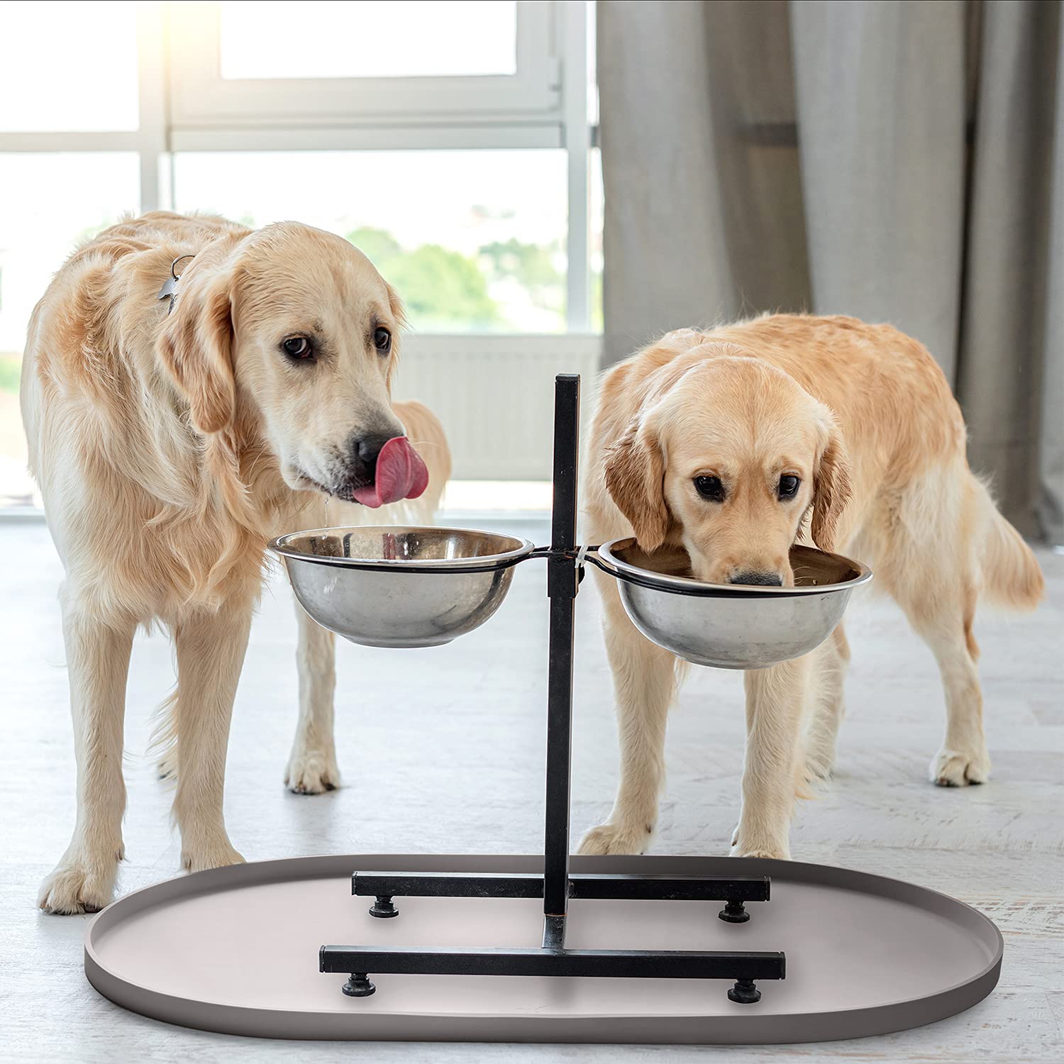 Alfombrilla para Perro DogBuddy Roja Grande Antideslizante e Impermeable