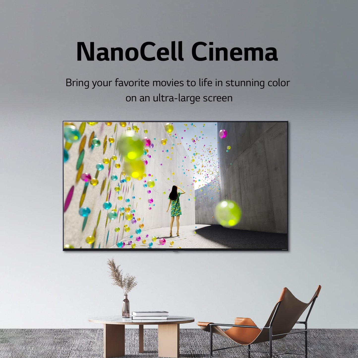 LG 50-Inch Class NANO75 Series Alexa Smart TV Incorporado 4K (3840 x 2160), frecuencia de actualización de 60Hz, 4K Alimentado por AI, WiSA Ready, Cloud Gaming (50NANO75UQA, 2022)