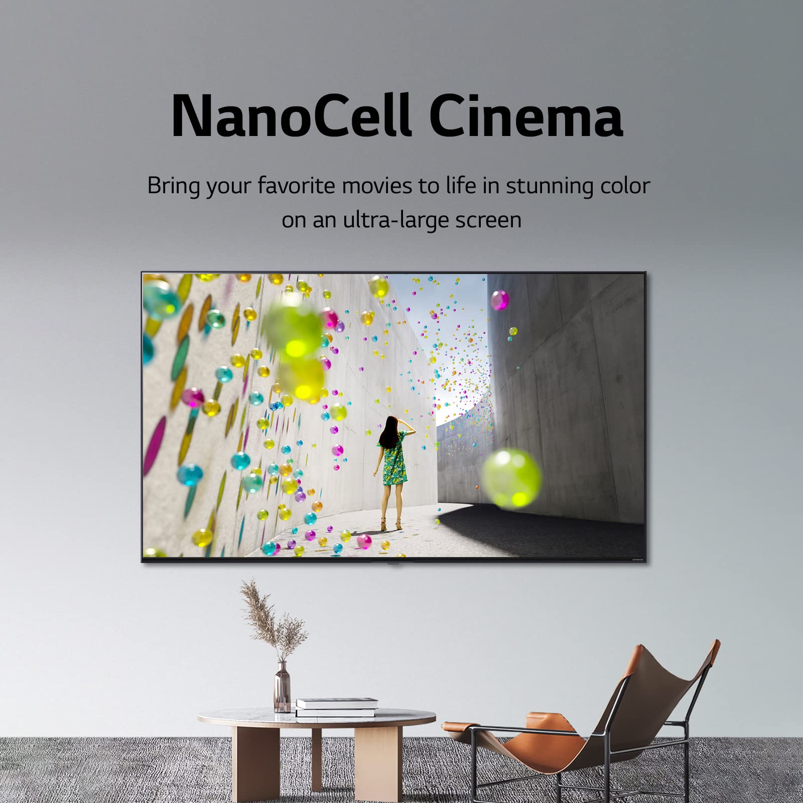 LG 50-Inch Class NANO75 Series Alexa Smart TV Incorporado 4K (3840 x 2160), frecuencia de actualización de 60Hz, 4K Alimentado por AI, WiSA Ready, Cloud Gaming (50NANO75UQA, 2022)