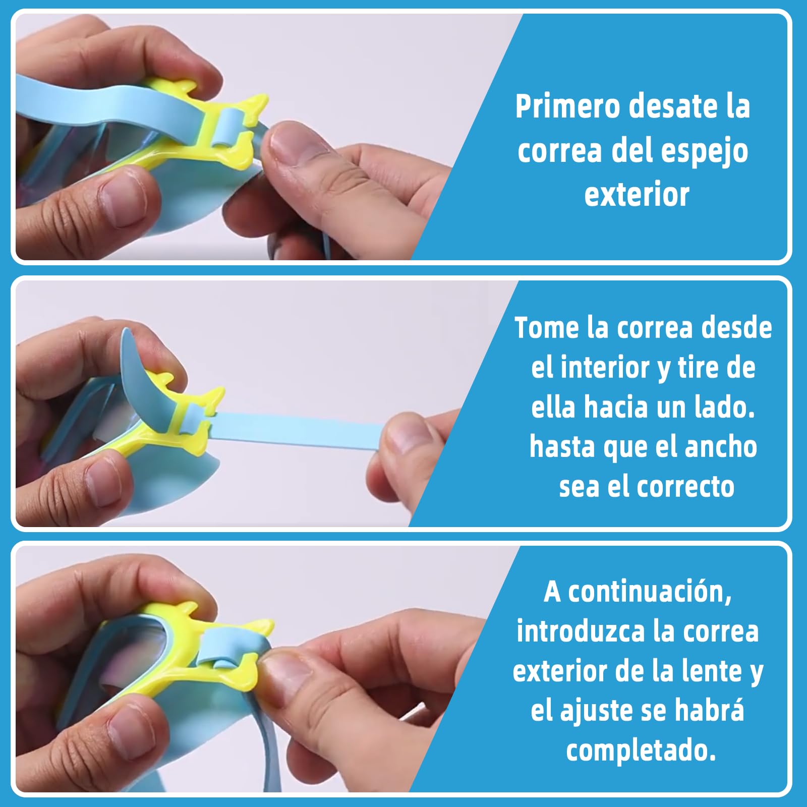 Gafas de Natación para niños 2 unidades,Lentes de Natación de visión amplia con tapones para los oídos,con protección UV y antivaho, sin Fugas, adecuadas para niños de 3 a 15 años