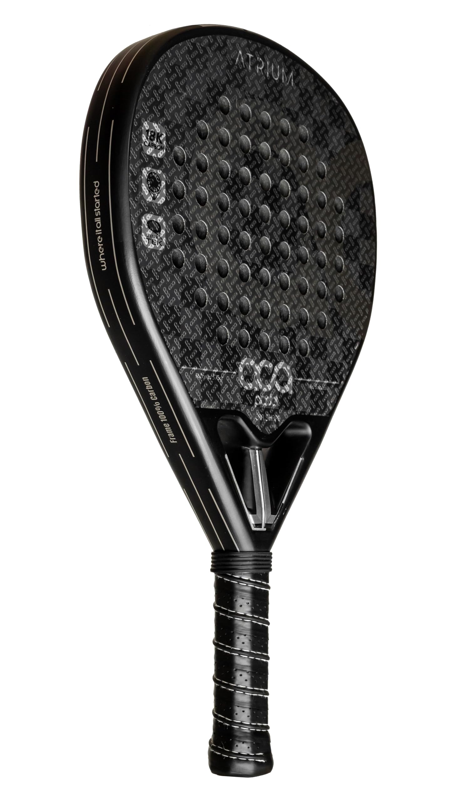 Pala de Pádel Aca Padel Carbono 18K Goma Eva Progresiva Acabado 3D