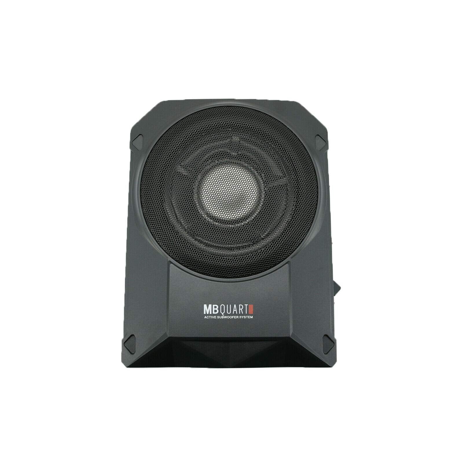 Subwoofer MB Quart Serie de Referencia 8 Pulgadas Negro con Amplificador Integrado para Coche, Barco, RV, ATV