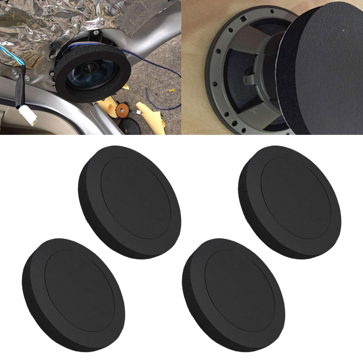 Anillos de Espuma Gilovc 6.5 Pulgadas para Altavoz de Vehículo para Mejorar Sonido Estéreo