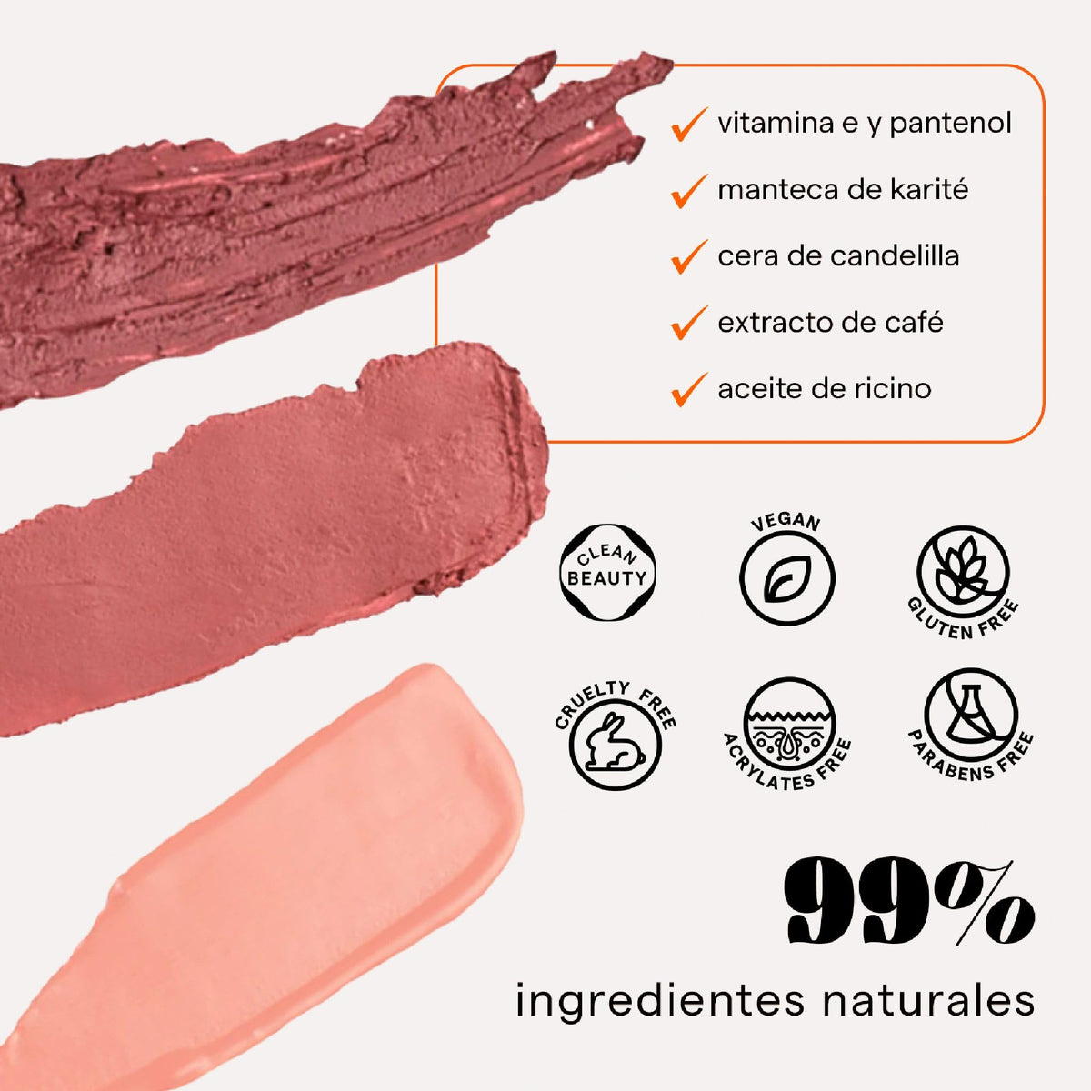SARELLY, Kit de Maquillaje, Lip Combo 5 en 1, Labial, Delineador, Iluminador, Sacapuntas y Estuche, Spicy