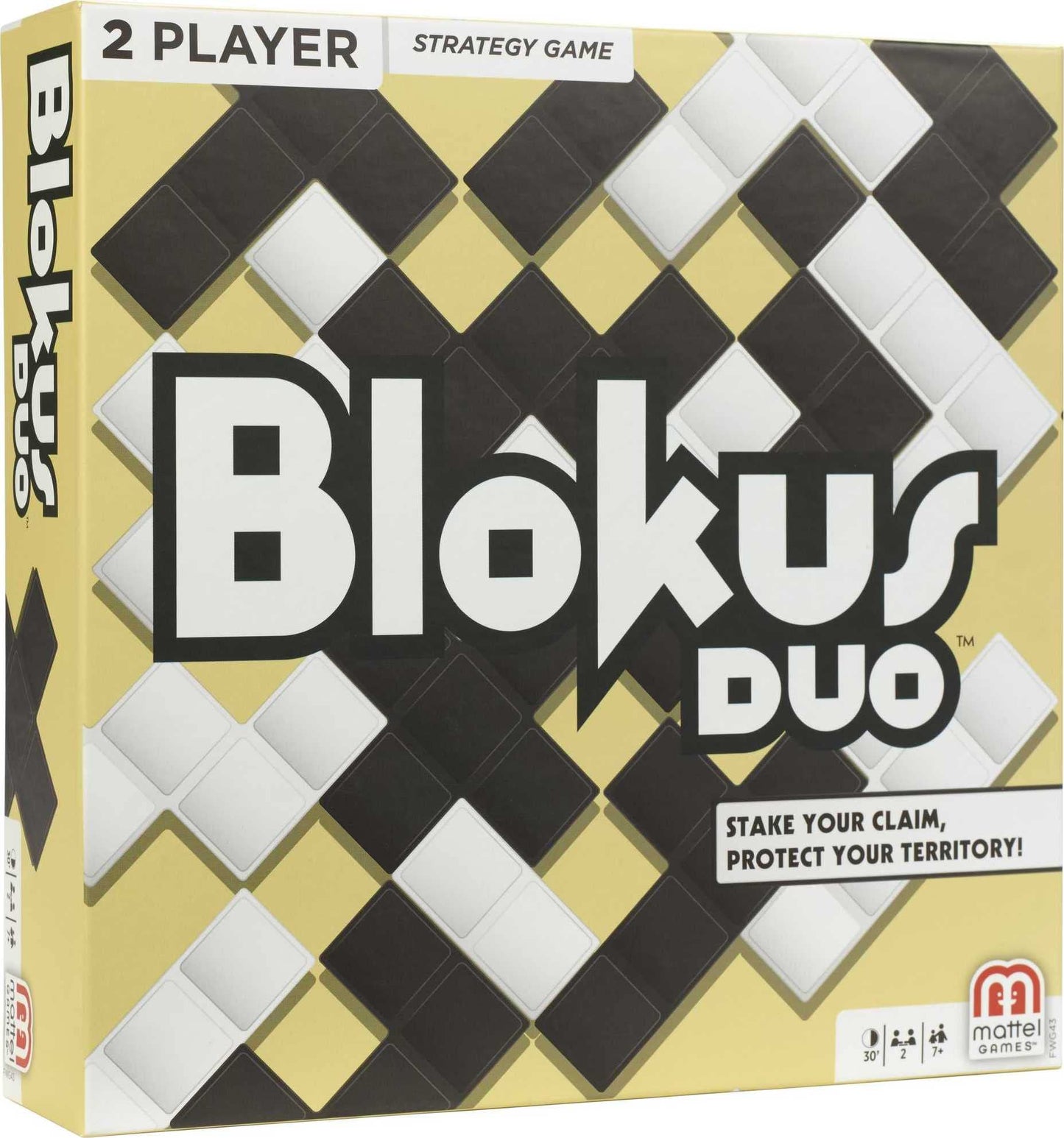 Juego de Mesa Blokus Duo Mattel Games Blanco Negro Estrategia para Niños y Adultos