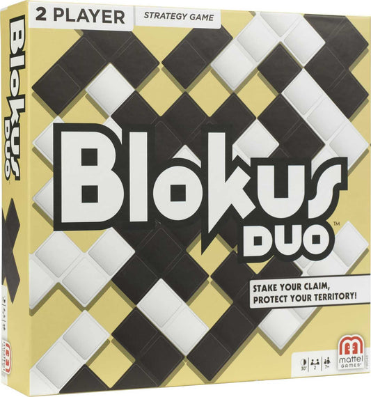 Juego de Mesa Blokus Duo Mattel Games Blanco Negro Estrategia para Niños y Adultos