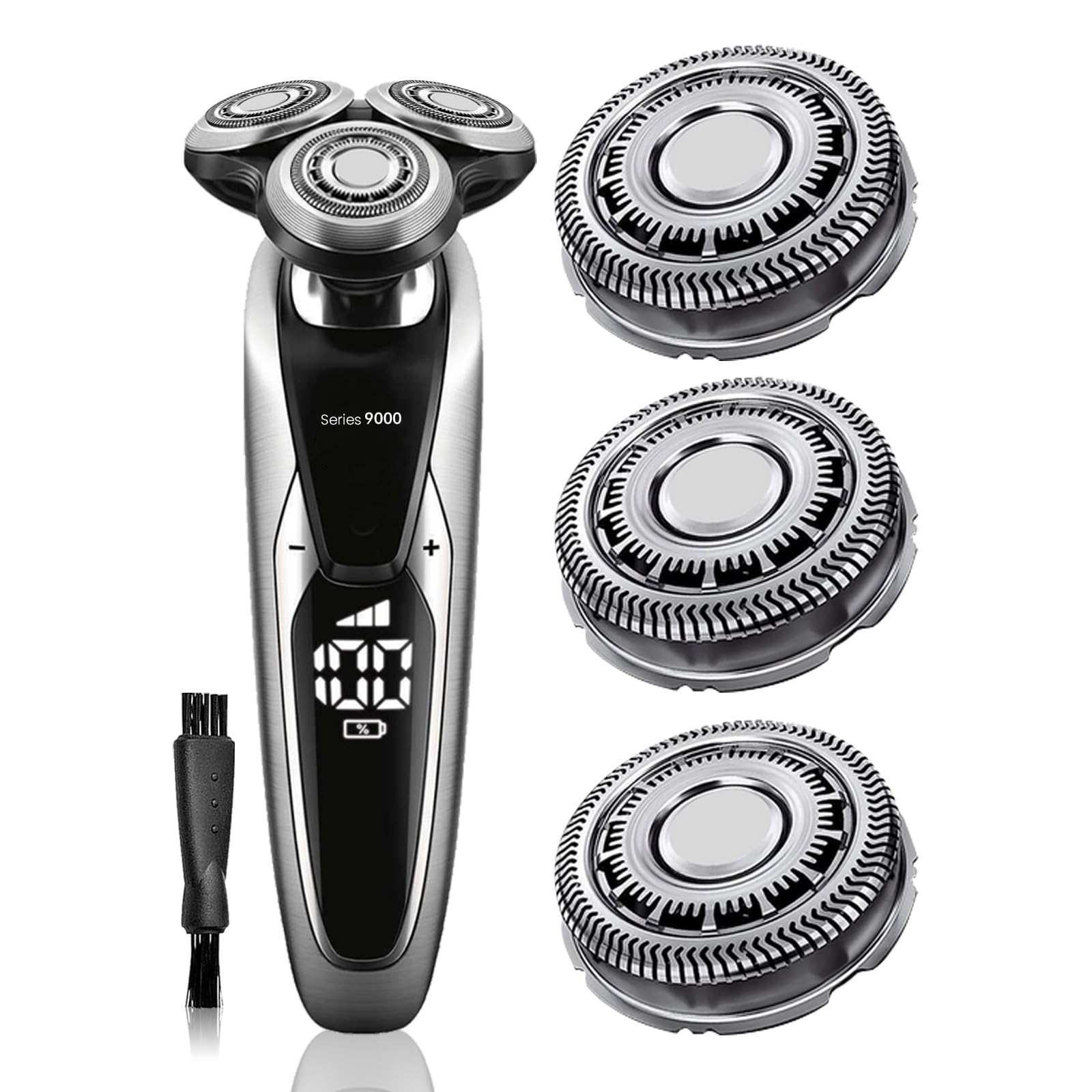 Golden Lotus Creations SH90 - Cabezales de repuesto compatibles con Philips Norelco Series 9000(S9xxx) 8000(S8xxx), cuchillas dobles de repuesto SH90/62 para afeitadora Philips 9000 s9000