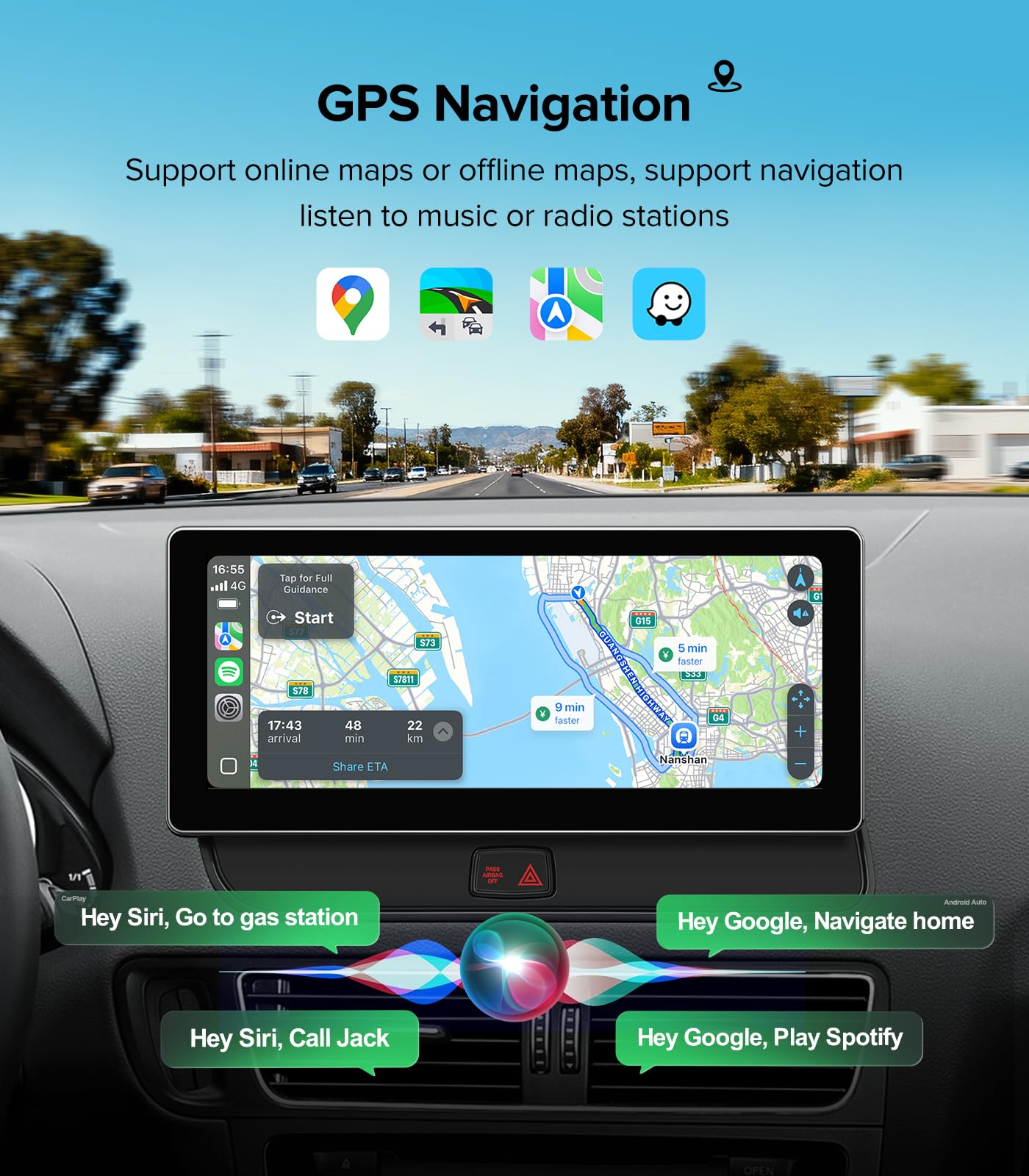 APEXNAV - Estéreo de 26 cm para Audi Q5 SQ5 2009-2017 MMI 3G inalámbrico CarPlay
