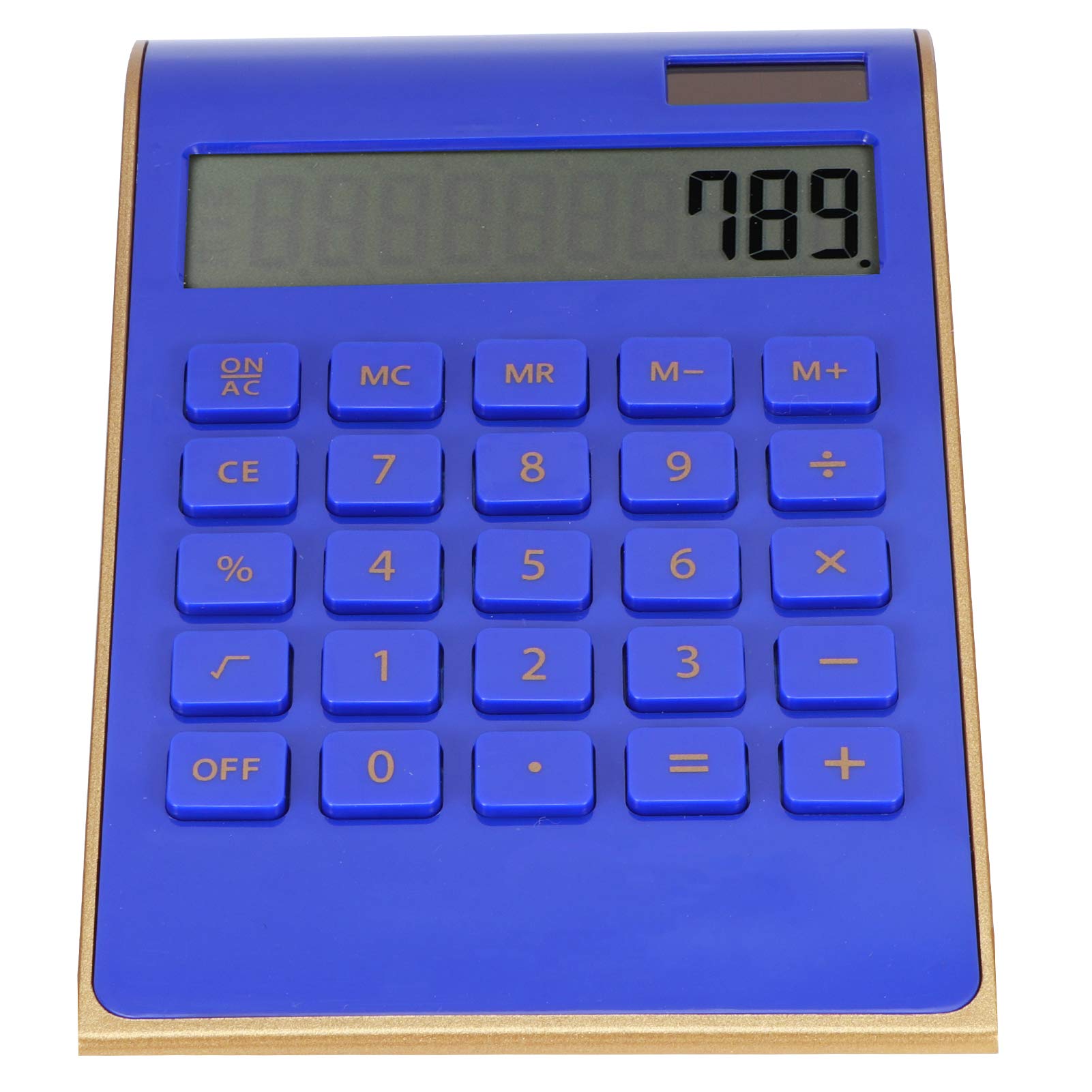 Calculadora Est¨¢ndar Calculadora de 10 D¨ªgitos, Calculadora Ultrafina de Energ¨ªa Solar para el Hogar, Oficina, Escuela, Negocios, Pantalla LCD, Calculadora Inclinada Port¨¢til