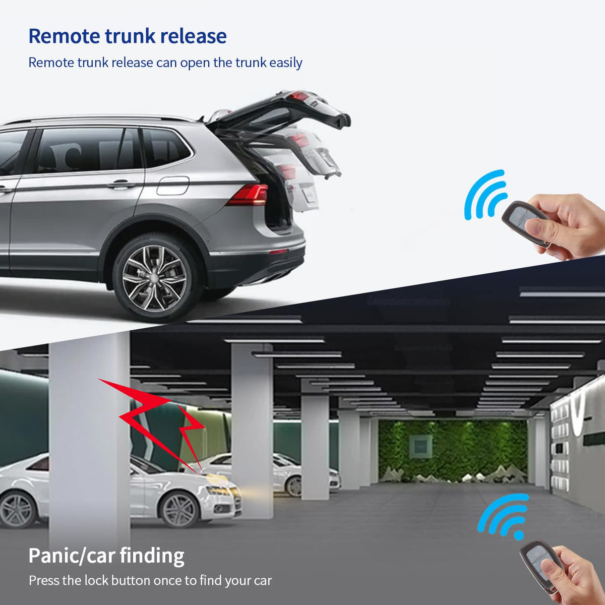Sistema de Alarma para Coche Easyguard EC002-HY Entrada Pasiva sin Llave y Arranque Remoto