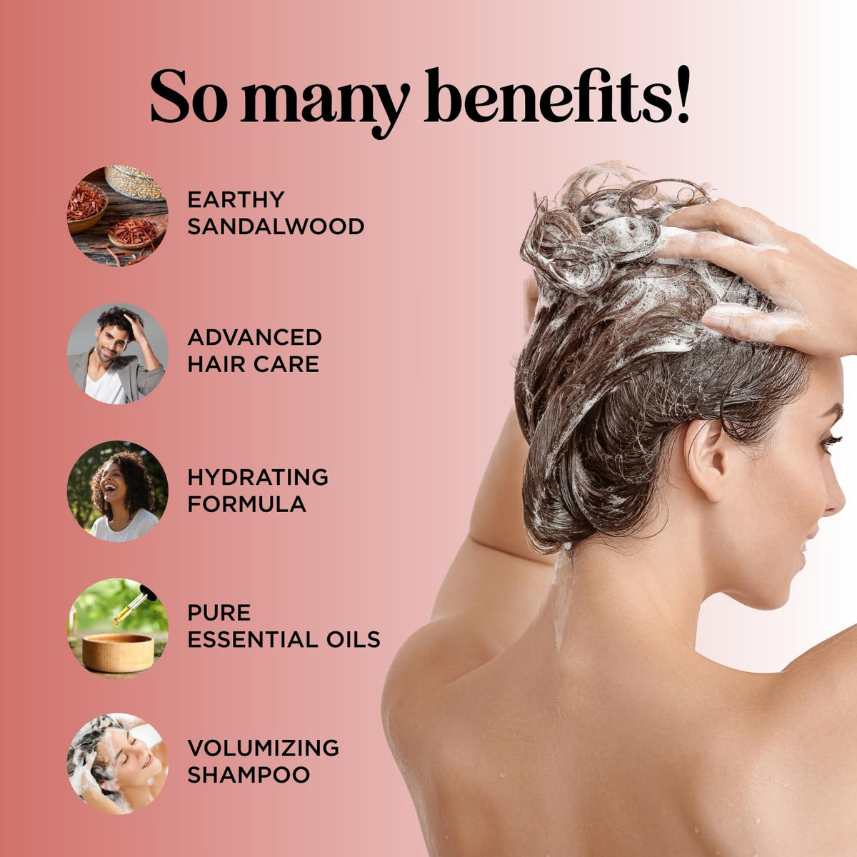 Champú Potente Anticaída 100% Natural con Biotina Romero y Aceite de Coco para Mujer y Hombre