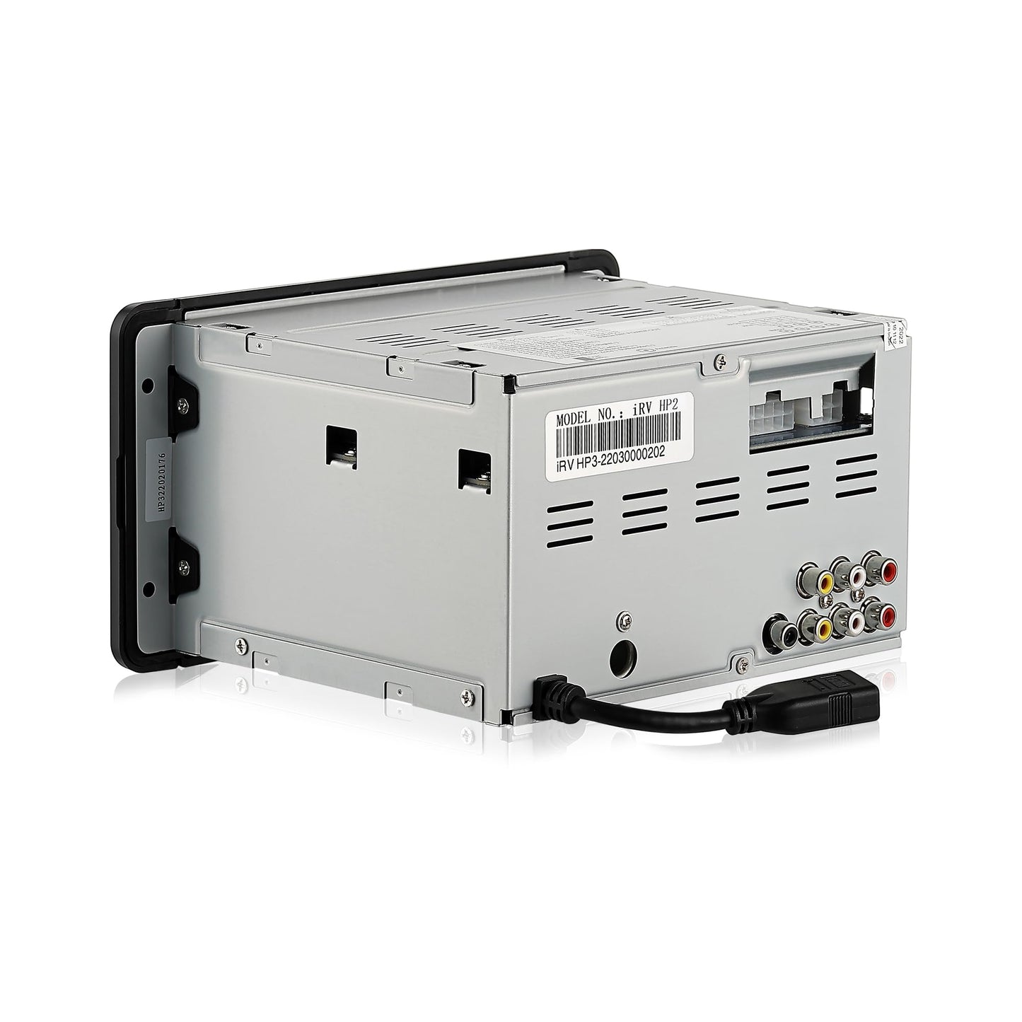 IRV Technology Mechless Wallmount RV estéreo 2 Zonas con Bluetooth HDMI ARC, Control de aplicación, Am/FM/App, NFC, Carga USB, Sonido Envolvente Digital, Reloj, Soporte CEC (2 Zonas + 4 Altavoces)