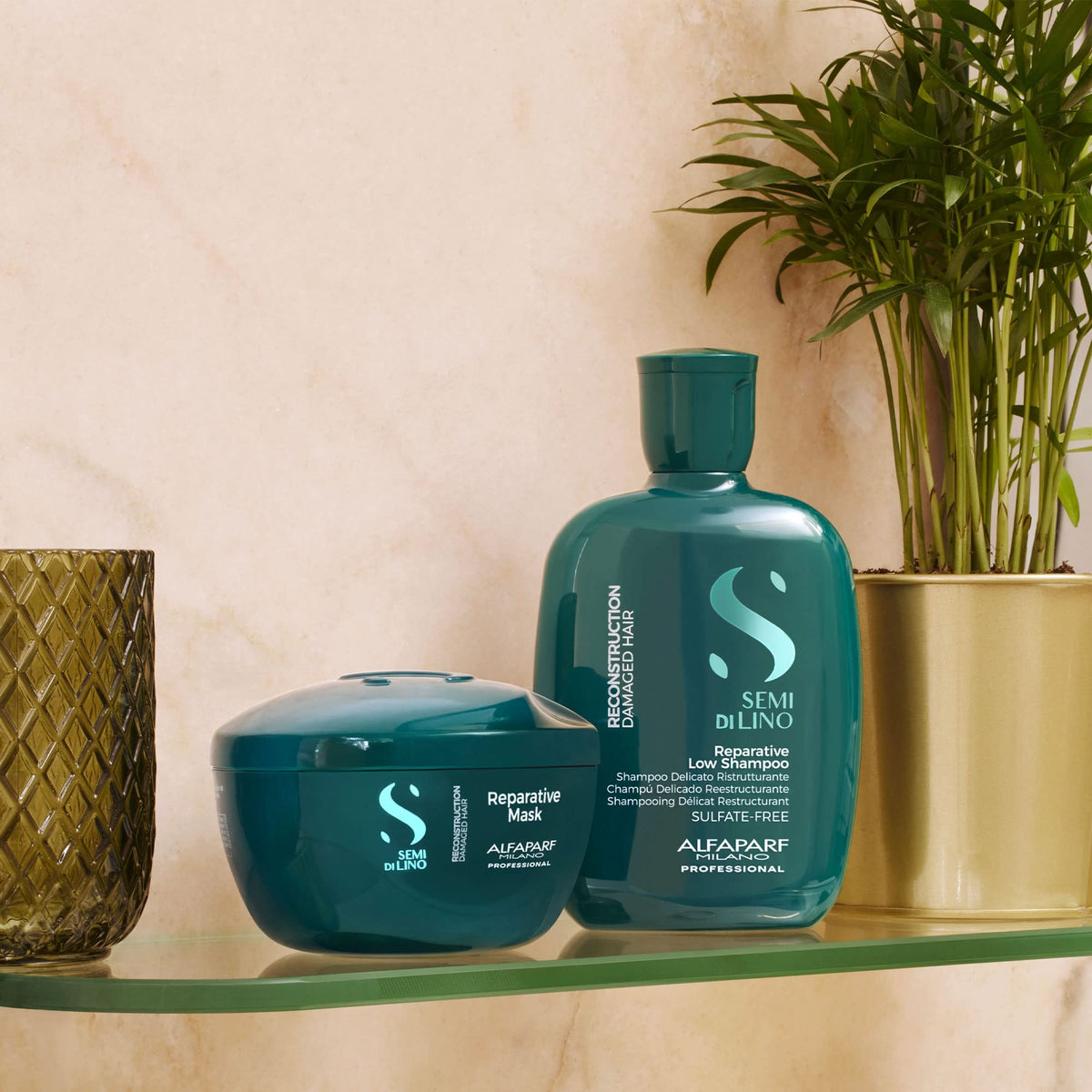 ALFAPARF MILANO SEMI DI LINO RECONSTRUCTION shampoo