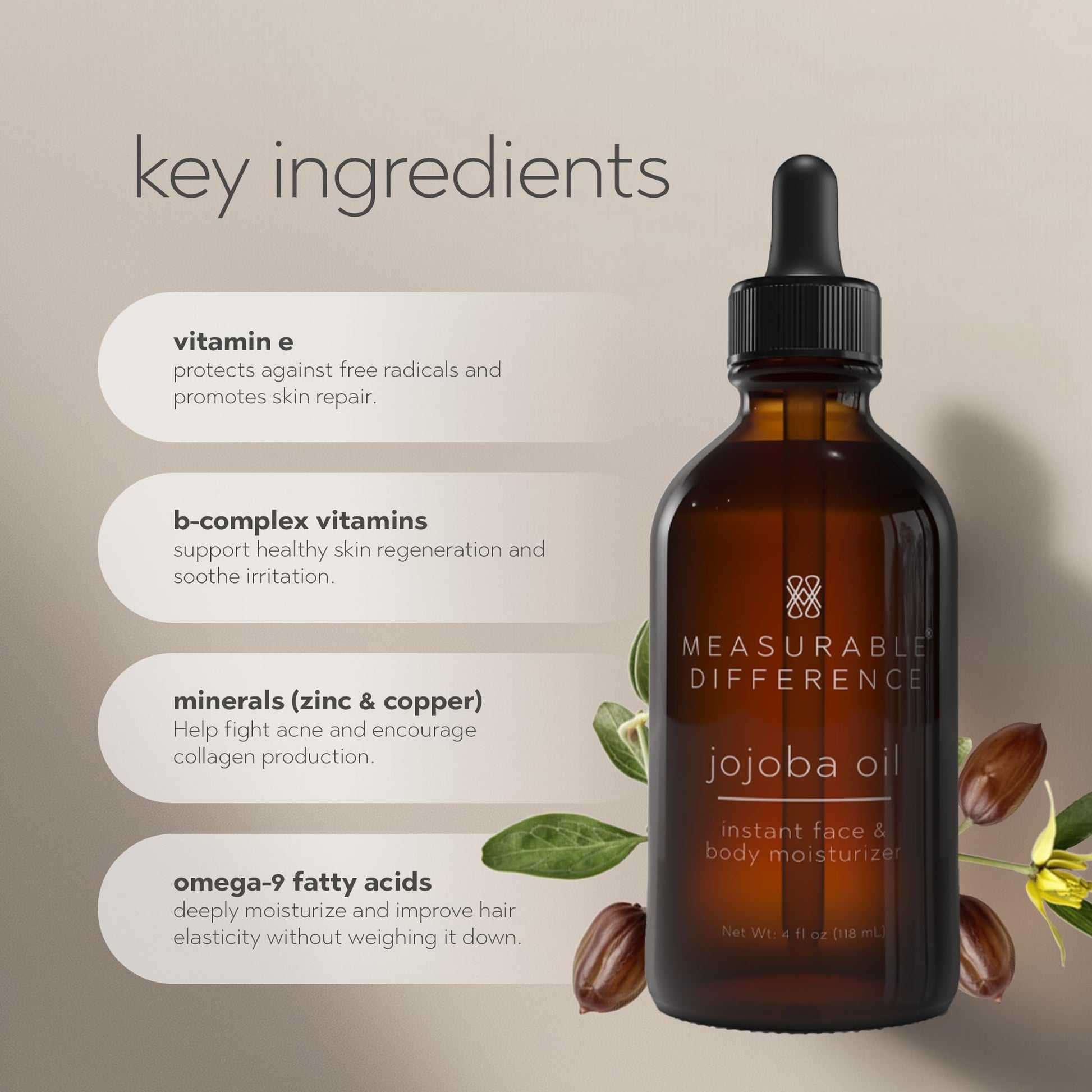 Chrislie Mesaurable Difference Face and Jojoba Body Oil