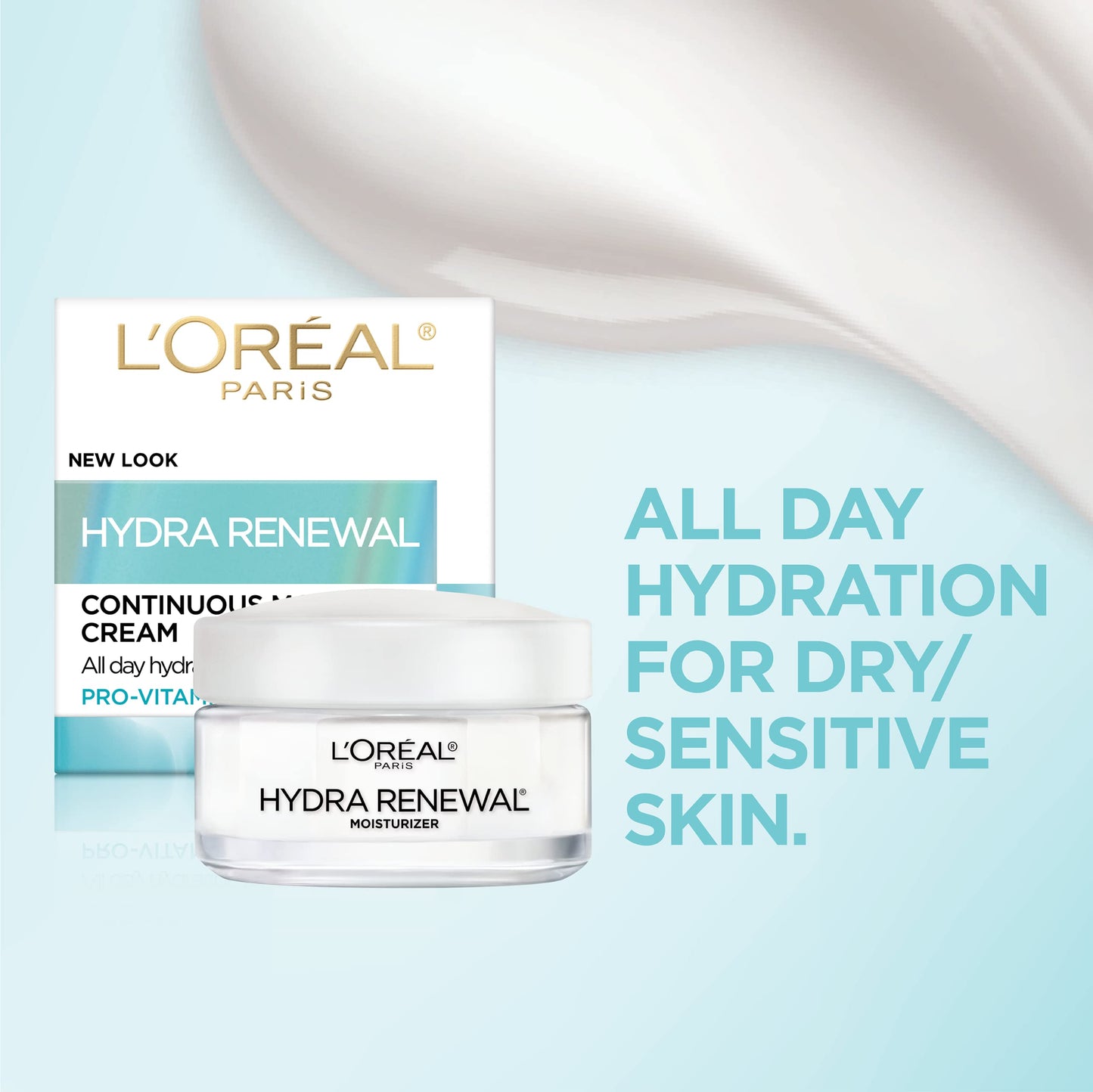 L'oreal Paris Hydra-renewal Continuous Moisture Cream, 1.7 Fl. Oz