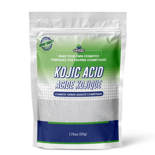 Myoc Kojic Acid Powder-1.76 Oz, Kojic Acid Powder for Skin Care, Kojic Acid Powder for Skin, Kojic Acid for clean & clear skin, Kojic Acid Powder Bulk, Kojic Acid Powder Pure Kojic Acid Powder for DIY