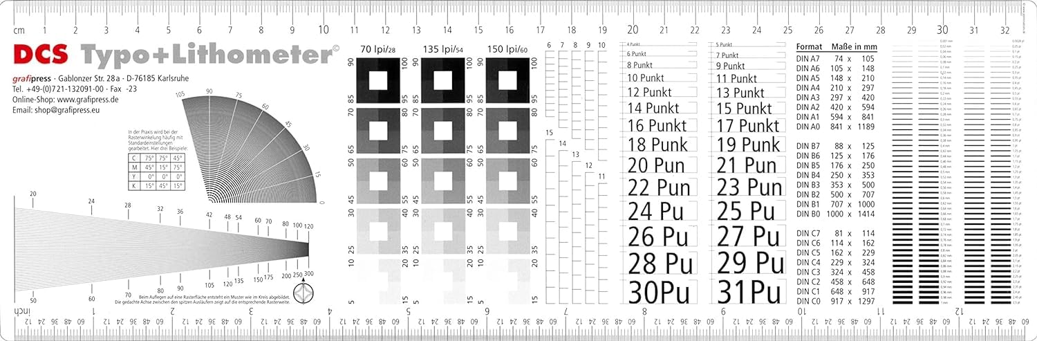 DCS Typometer y Litómetro