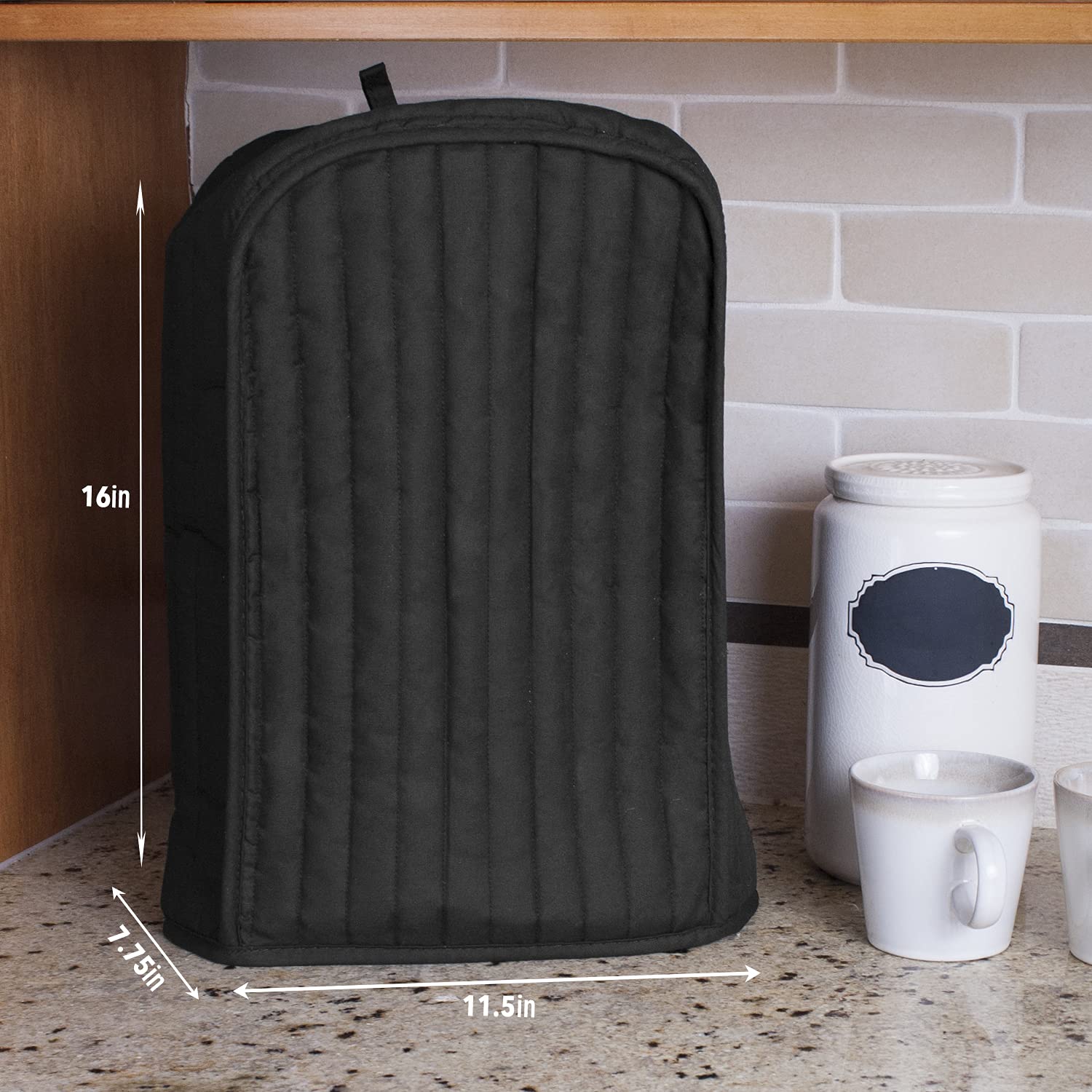 Protector Acolchado Ritz Negro para Licuadora, Batidora o Máquina de Café