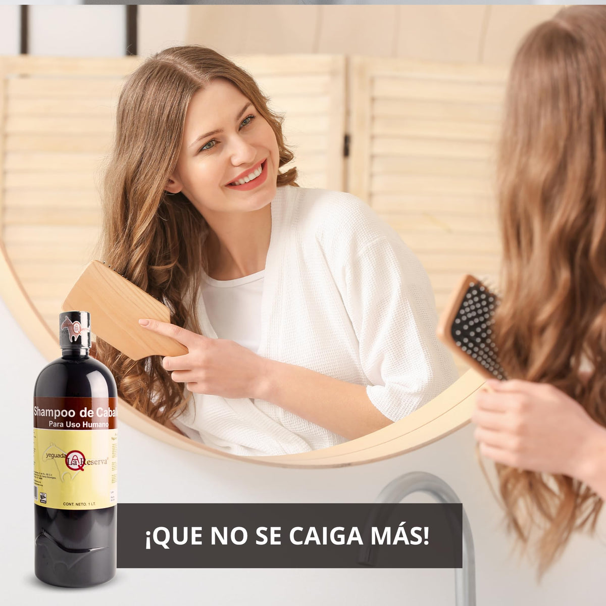Shampoo Yeguada la Reserva producto original/El shampoo de caballo de uso humano anticaida y crecimiento del cabello