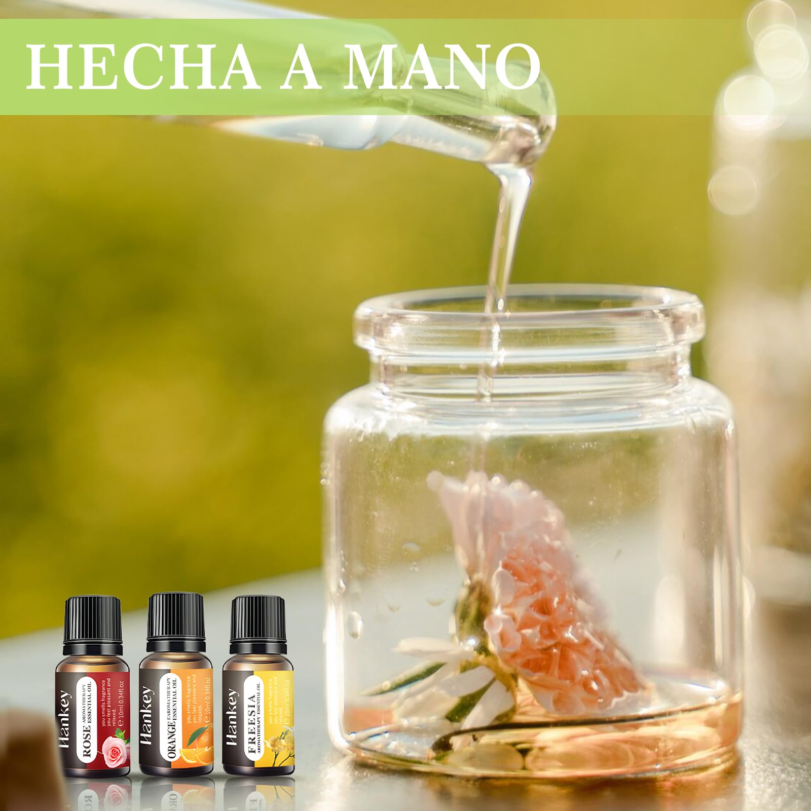 Aceites Esenciales de Aromaterapia RENDIN Variados Paquete 8PCS para Difusor y Manualidades