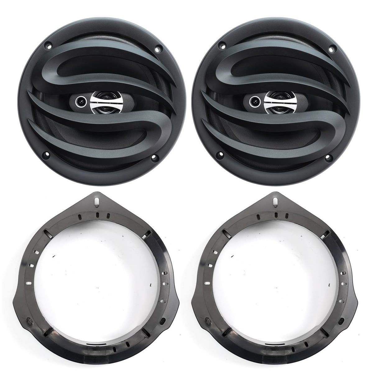 Altavoces Seventour Negro 6.5 Pulgadas para Coche F-150 2015-2024 Rango Completo Coaxial Sonido Mejorado