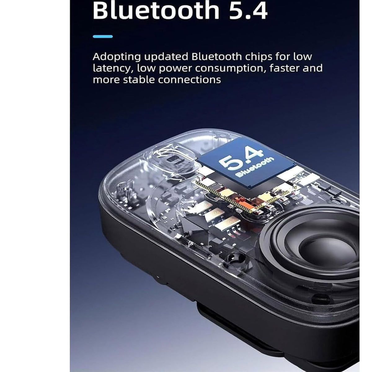 Altavoz Bluetooth Portátil BYDGUMEI Beige Claro con Clip Impermeable y Micrófono Incorporado