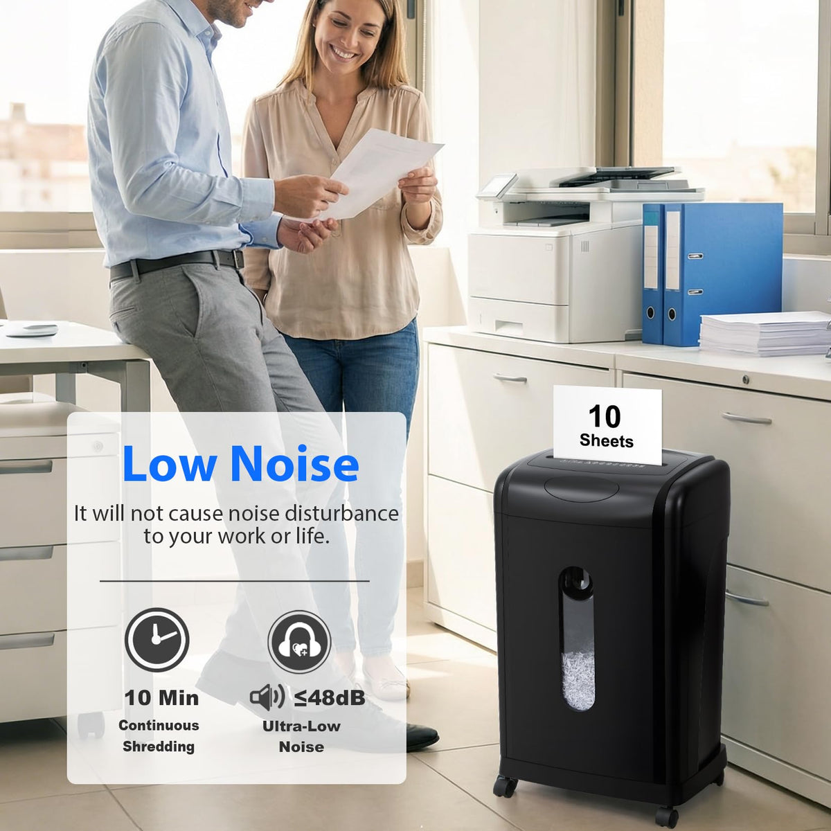 Trituradora De Papel Wingwise A-WW-S4310 Bajo Ruido P5