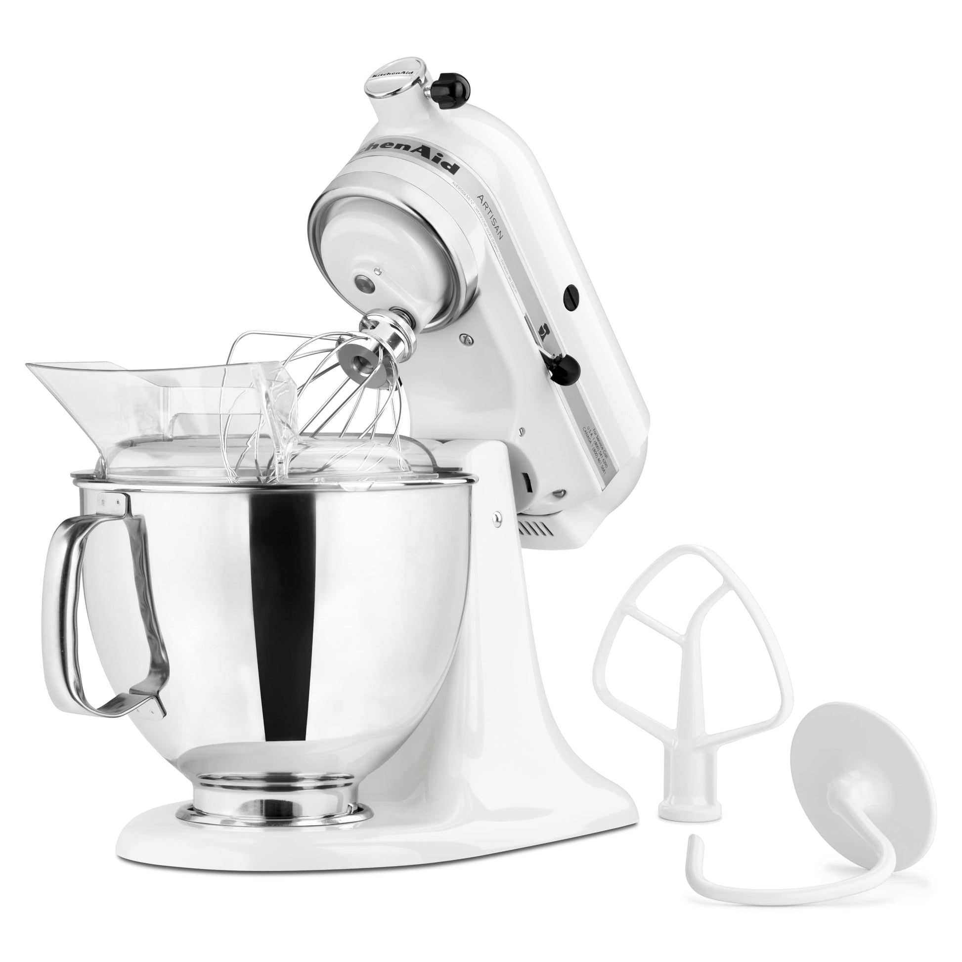 KitchenAid Artisan Batidora de Pie, Blanco (White 4.73 L