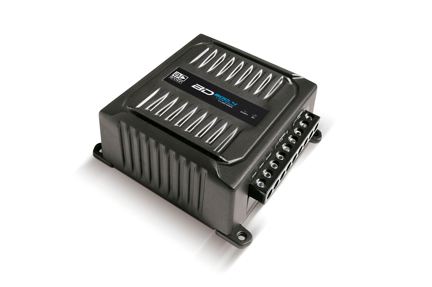 Banda Audioparts BD800.42OHM - Amplificador de Audio para Coche, 800 W, 4 Canales, 2 ohmios, Rango Completo, 4 x 200 W, Rms, 4 ohmios, Puente, Color Negro